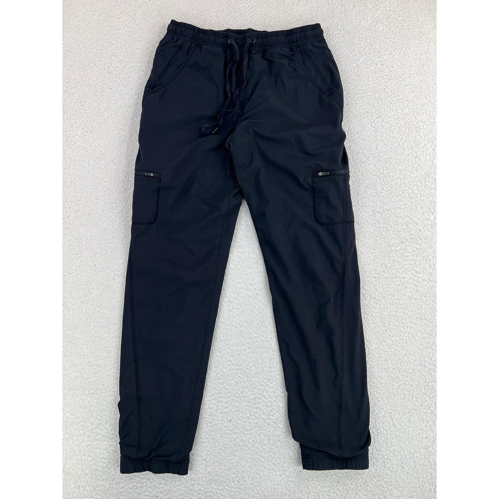 Eddie Bauer Travex Pants Womens 0 Black Fleece Lined Tech Winter Hiking